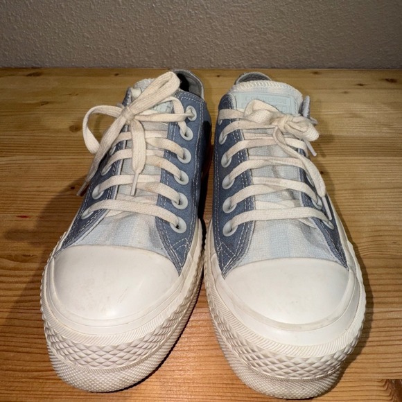 Converse Chuck Taylor All Star Platform Low‎ Tops Blue Women's Size 5 - Picture 3 of 8